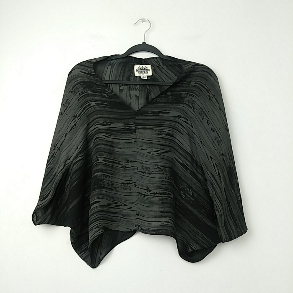 H Fredricksson Silk Pattern Blouse Size S